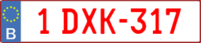 Truck License Plate